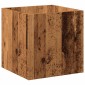 vidaXL Κουτί γλάστρας Παλιό ξύλο 40x40x40 cm Κατασκευασμένο ξύλο