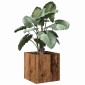 vidaXL Κουτί γλάστρας Παλιό ξύλο 40x40x40 cm Κατασκευασμένο ξύλο