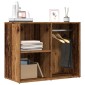 vidaXL Ντουλάπι ντύσιμο Παλιό ξύλο 80x40x65 cm Κατασκευασμένο ξύλο