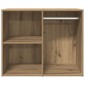vidaXL Ντουλάπι ντύσιμο Artisan δρυς 80x40x65 cm Κατασκευασμένο ξύλο
