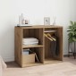 vidaXL Ντουλάπι ντύσιμο Artisan δρυς 80x40x65 cm Κατασκευασμένο ξύλο