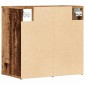 vidaXL Ντουλάπες Παπουτσιών 2 τμχ Παλιό Ξύλο 52x30x50 cm