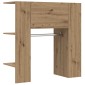 vidaXL Ντουλάπι διαδρόμου Δρυς τεχνίτης 97,5x37x99 cm Ξύλο μηχανής