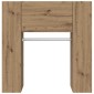vidaXL Ντουλάπι διαδρόμου Δρυς τεχνίτης 97,5x37x99 cm Ξύλο μηχανής
