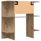 vidaXL Ντουλάπι διαδρόμου Δρυς τεχνίτης 97,5x37x99 cm Ξύλο μηχανής