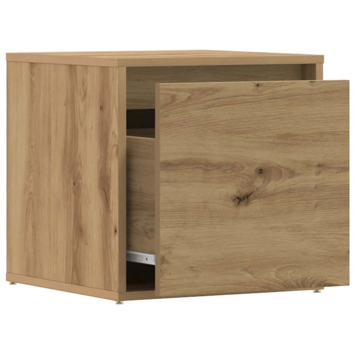 vidaXL Συρτάρι Box Artisan Δρυς 40,5x40x40 cm Ξύλο μηχανής