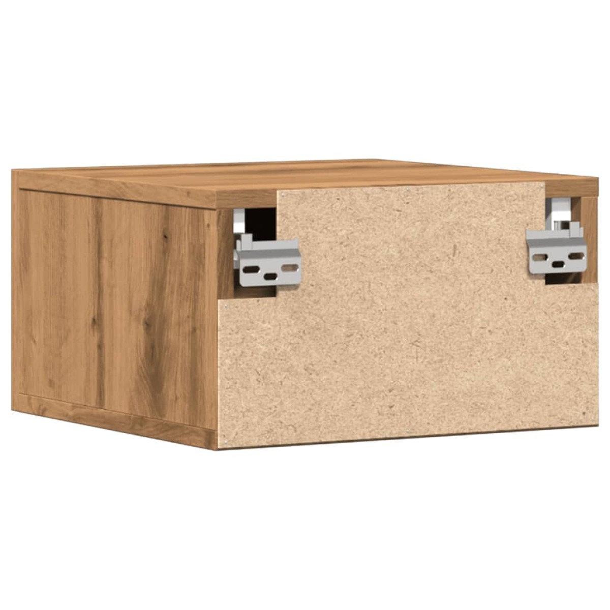 vidaXL Κομοδίνο Επιτοίχιο Αρτισιανή Δρυς 35 x 35 x 20 εκ.
