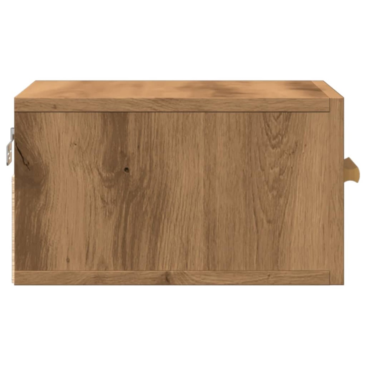 vidaXL Κομοδίνο Επιτοίχιο Αρτισιανή Δρυς 35 x 35 x 20 εκ.