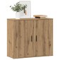 vidaXL Ντουλάπι Artisian Δρυς 80x33x70 εκ. από Επεξεργασμένο Ξύλο