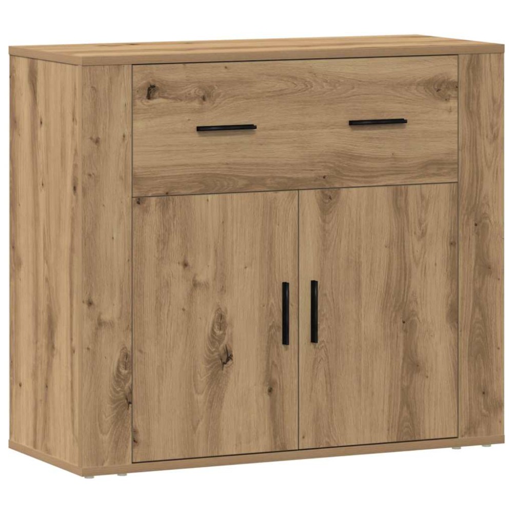 vidaXL Ντουλάπι Artisian Δρυς 80x33x70 εκ. από Επεξεργασμένο Ξύλο