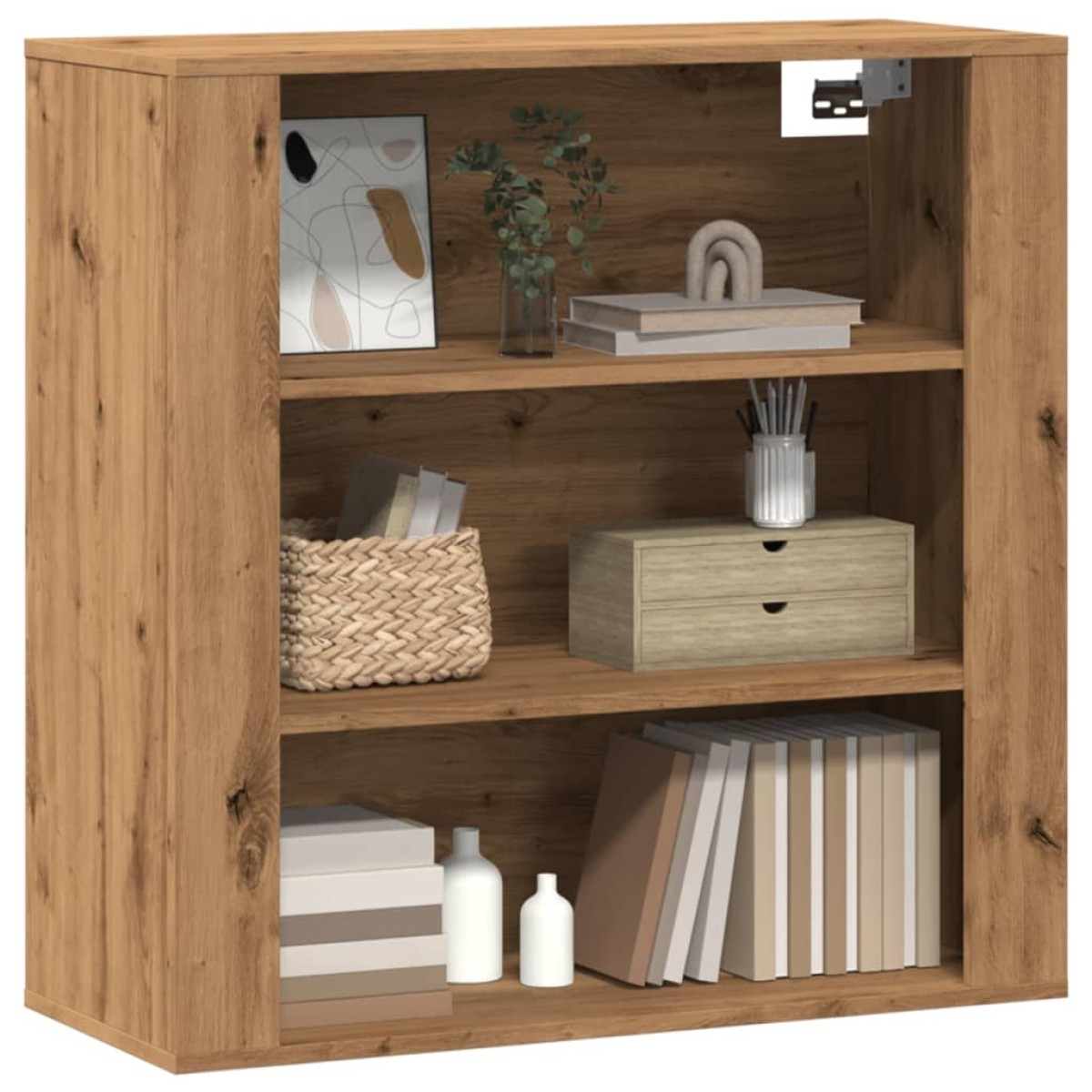 vidaXL Ντουλάπι Τοίχου Αρτισιανή Δρυς 80x33x80 εκ. Επεξεργασμένο Ξύλο