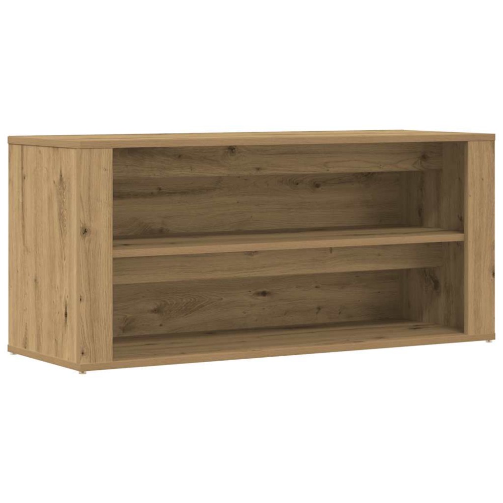 vidaXL Πάγκος Παπουτσιών Artisan Δρυς 100x35x45 εκ. Επεξεργασμένο Ξύλο