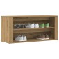 vidaXL Πάγκος Παπουτσιών Artisan Δρυς 100x35x45 εκ. Επεξεργασμένο Ξύλο