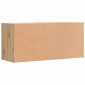 vidaXL Πάγκος Παπουτσιών Artisan Δρυς 100x35x45 εκ. Επεξεργασμένο Ξύλο
