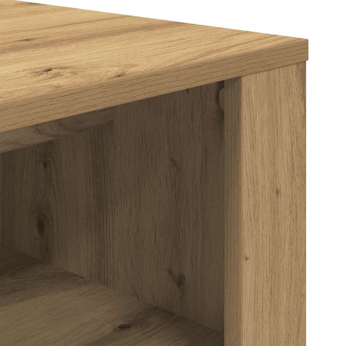 vidaXL Πάγκος Παπουτσιών Artisan Δρυς 100x35x45 εκ. Επεξεργασμένο Ξύλο