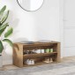 vidaXL Πάγκος Παπουτσιών Artisan Δρυς 100x35x45 εκ. Επεξεργασμένο Ξύλο