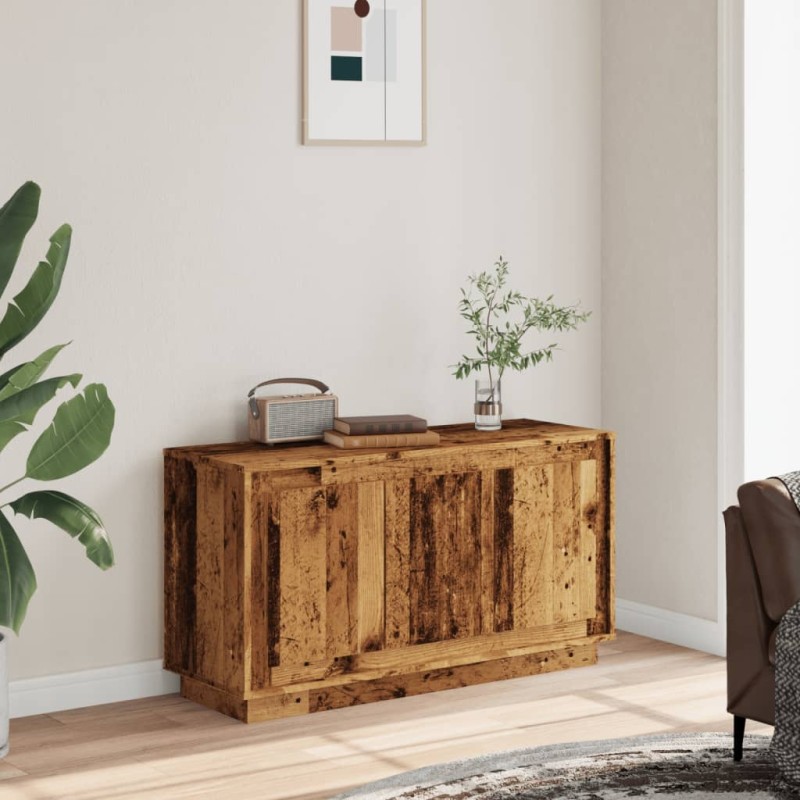 vidaXL Ντουλάπι Παλιό Ξύλο 102x35x55 εκ. από Επεξεργασμένο Ξύλο