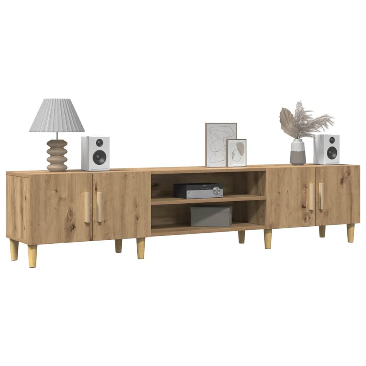 vidaXL Έπιπλο Τηλεόρασης Αρτισιανή Δρυς 180x31,5x40εκ Επεξ. Ξύλο