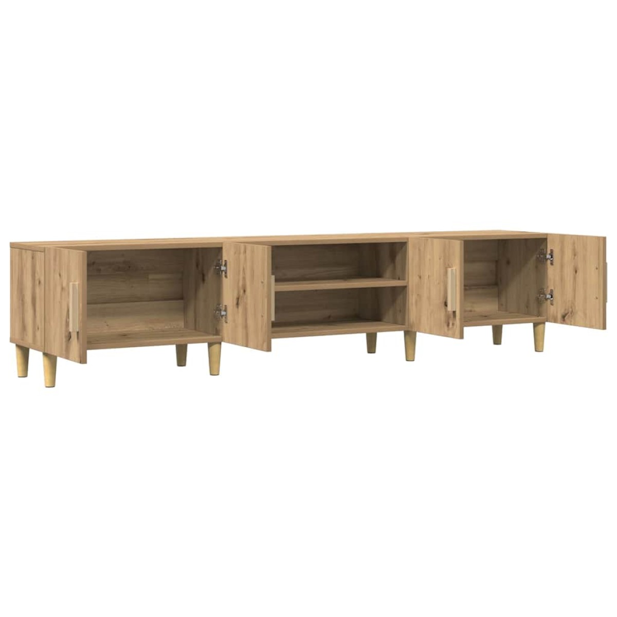 vidaXL Έπιπλο Τηλεόρασης Αρτισιανή Δρυς 180x31,5x40εκ Επεξ. Ξύλο