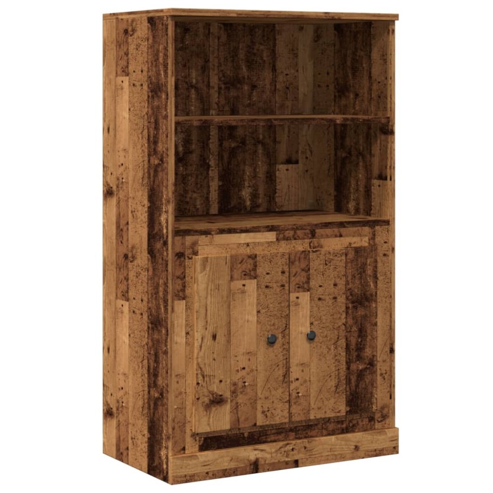 vidaXL Ντουλάπι Όψη Παλαιού Ξύλου 60 x 35,5 x 103,5 εκ. Επεξ. Ξύλο