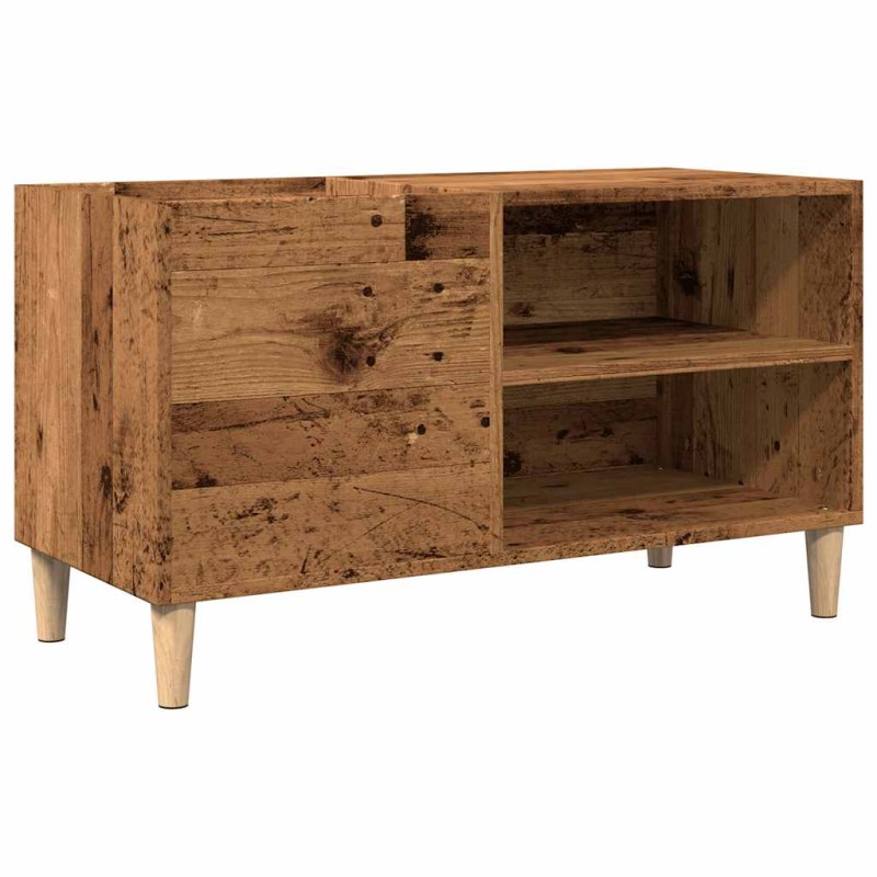 vidaXL Δισκοθήκη Παλιό Ξύλο 84,5 x 38 x 48 εκ. από Επεξεργασμένο Ξύλο