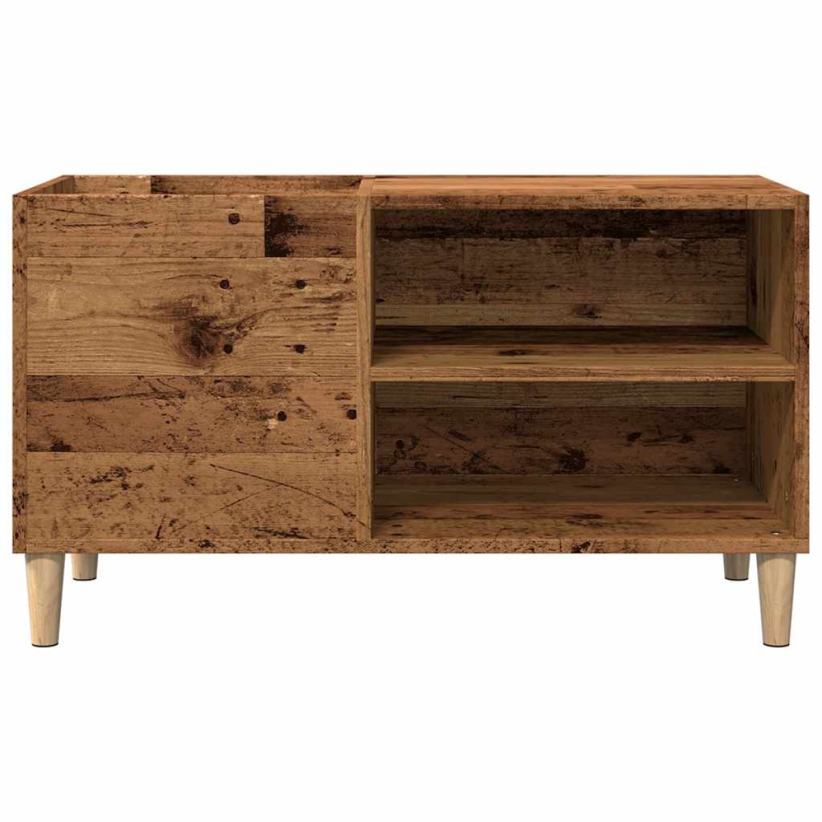 vidaXL Δισκοθήκη Παλιό Ξύλο 84,5 x 38 x 48 εκ. από Επεξεργασμένο Ξύλο