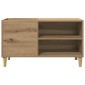 ντουλάπι δίσκων vidaXL Δρυς τεχνίτης 84,5x38x48 cm Κατασκευασμένο ξύλο