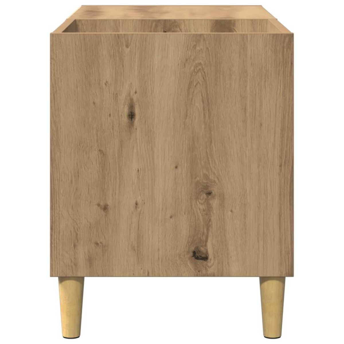ντουλάπι δίσκων vidaXL Δρυς τεχνίτης 84,5x38x48 cm Κατασκευασμένο ξύλο