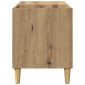 ντουλάπι δίσκων vidaXL Δρυς τεχνίτης 84,5x38x48 cm Κατασκευασμένο ξύλο
