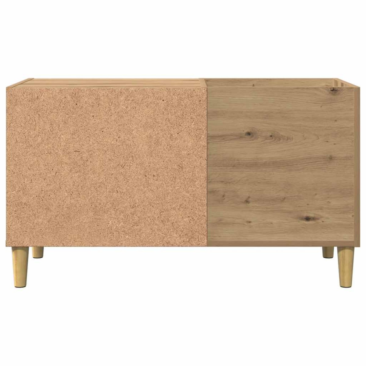 ντουλάπι δίσκων vidaXL Δρυς τεχνίτης 84,5x38x48 cm Κατασκευασμένο ξύλο