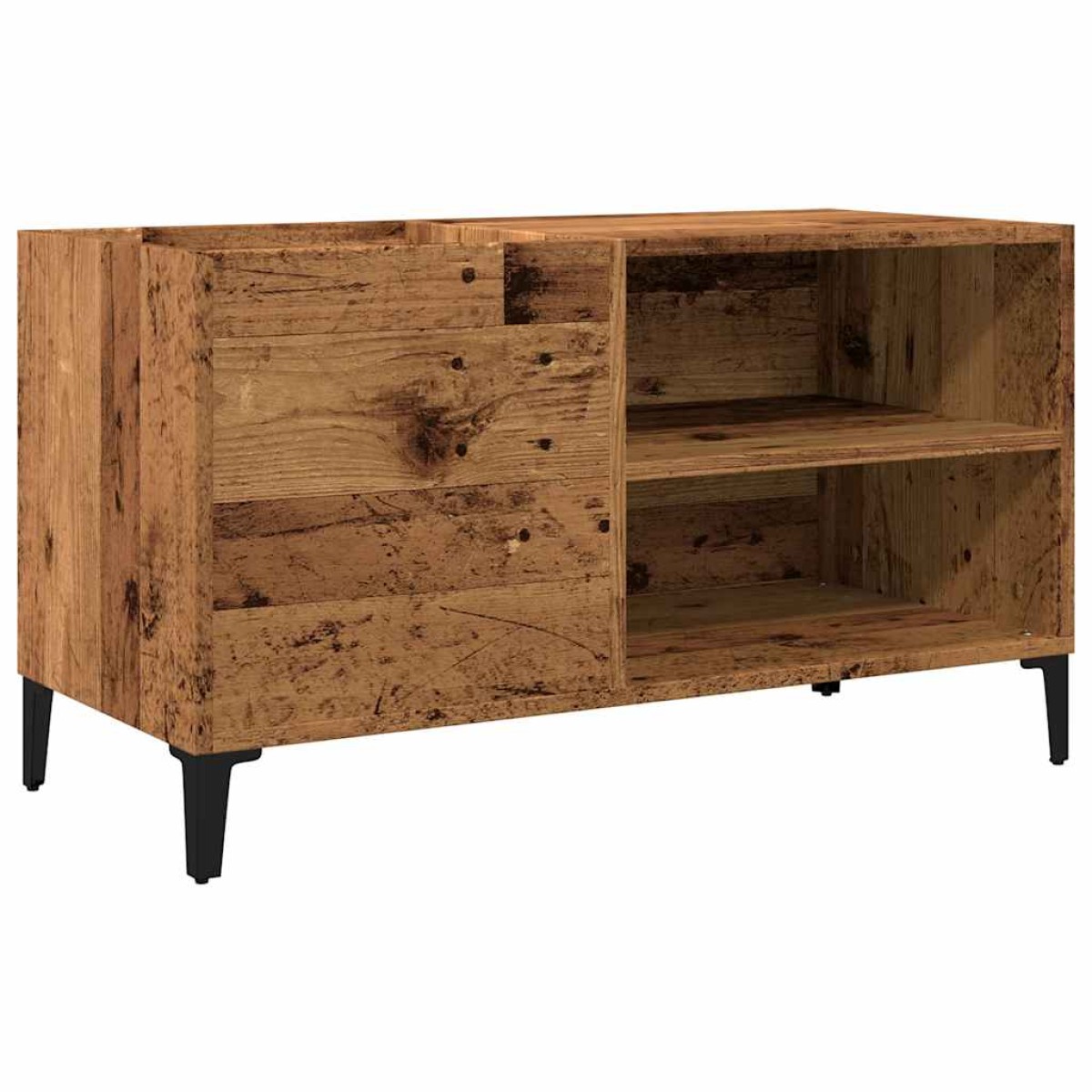 vidaXL Δισκοθήκη Παλιό Ξύλο 84,5 x 38 x 48 εκ. από Επεξεργασμένο Ξύλο