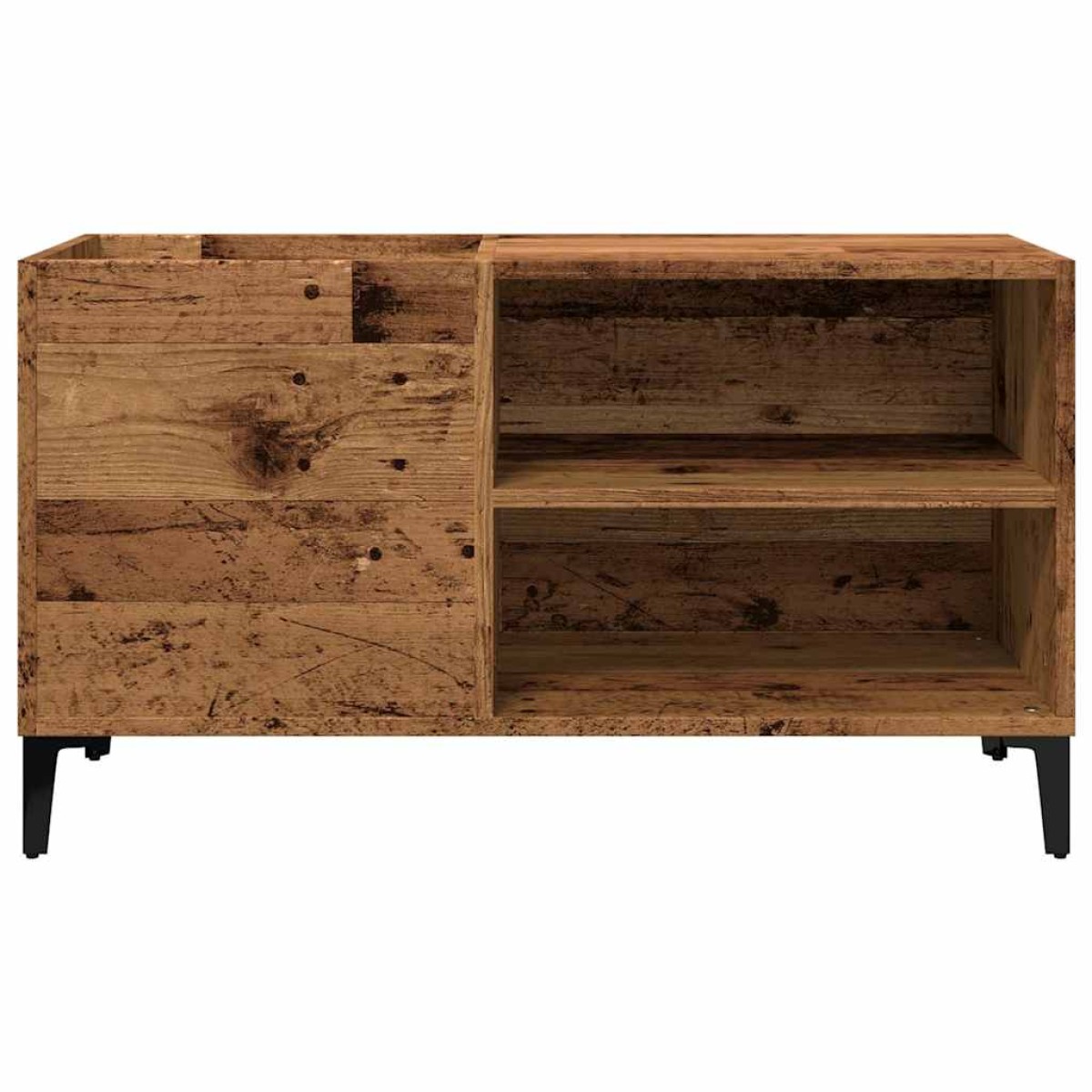 vidaXL Δισκοθήκη Παλιό Ξύλο 84,5 x 38 x 48 εκ. από Επεξεργασμένο Ξύλο