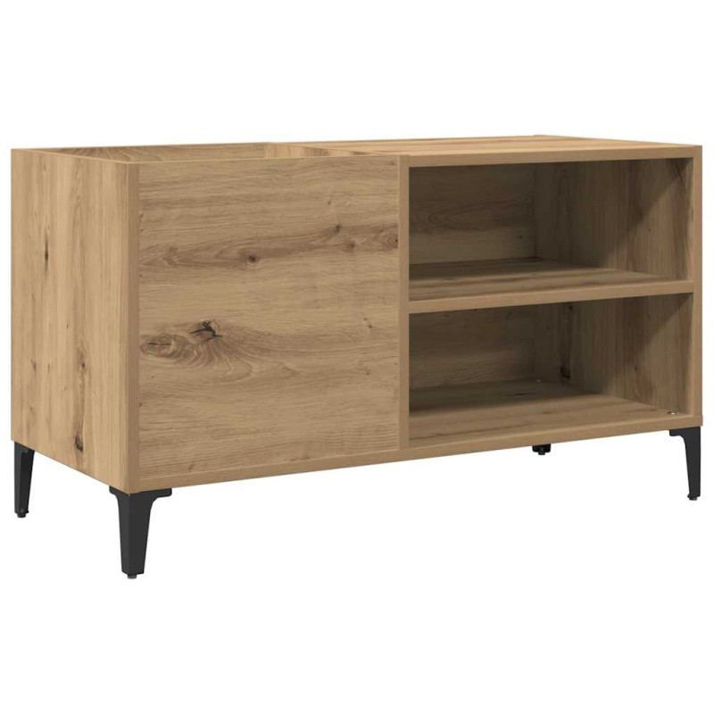 ντουλάπι δίσκων vidaXL Δρυς τεχνίτης 84,5x38x48 cm Κατασκευασμένο ξύλο