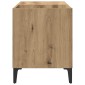 ντουλάπι δίσκων vidaXL Δρυς τεχνίτης 84,5x38x48 cm Κατασκευασμένο ξύλο