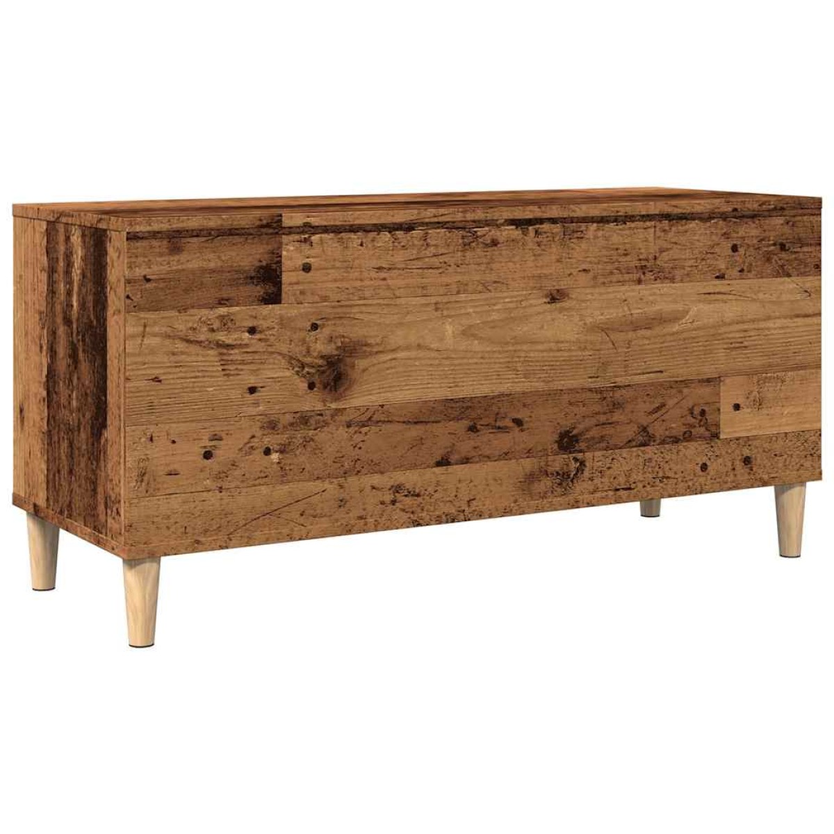vidaXL Έπιπλο Δίσκων Παλιό Ξύλο 100 x 38 x 48εκ από Επεξεργασμένο Ξύλο