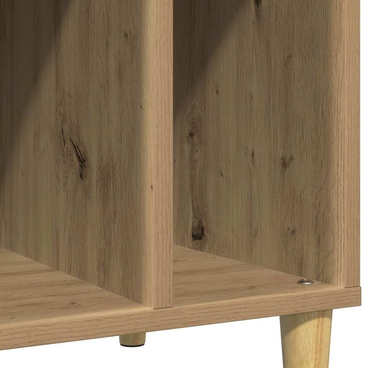 vidaXL Έπιπλο Δίσκων τεχνίτης Δρυς 100x38x48 εκ από Επεξεργασμένο Ξύλο