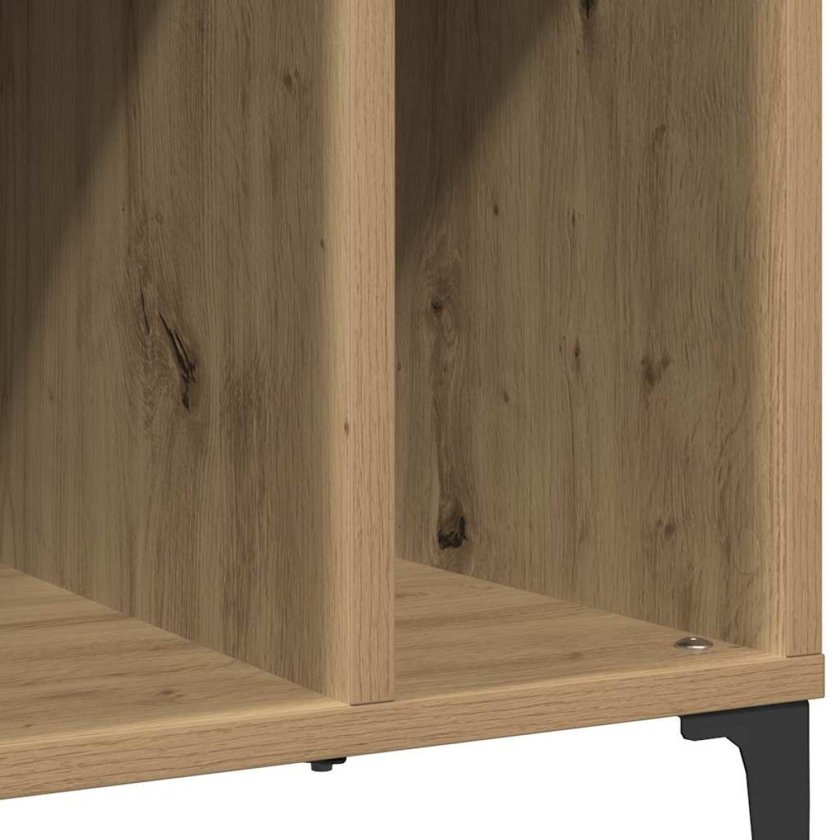 vidaXL Έπιπλο Δίσκων τεχνίτης Δρυς 100x38x48 εκ από Επεξεργασμένο Ξύλο