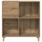 vidaXL Δισκοθήκη τεχνίτης Δρυς 84,5 x 38 x 89εκ από Επεξεργασμένο Ξύλο