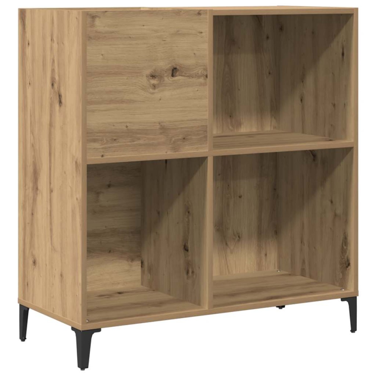 vidaXL Δισκοθήκη τεχνίτης Δρυς 84,5 x 38 x 89εκ από Επεξεργασμένο Ξύλο