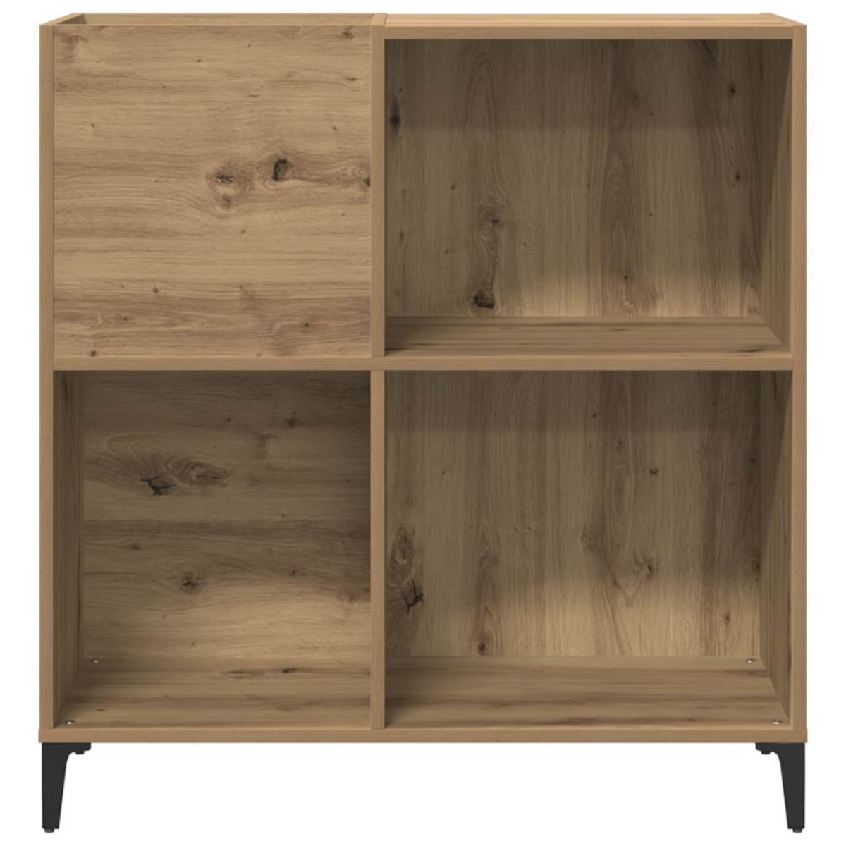 vidaXL Δισκοθήκη τεχνίτης Δρυς 84,5 x 38 x 89εκ από Επεξεργασμένο Ξύλο