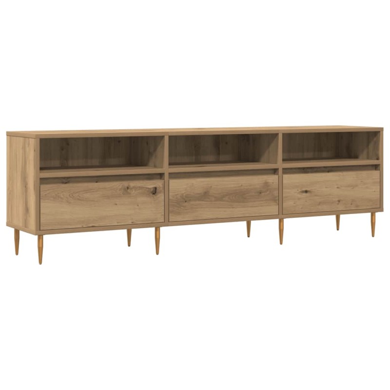 vidaXL Έπιπλο Τηλεόρασης τεχνίτης Δρυς 150x30x44,5 εκ.
