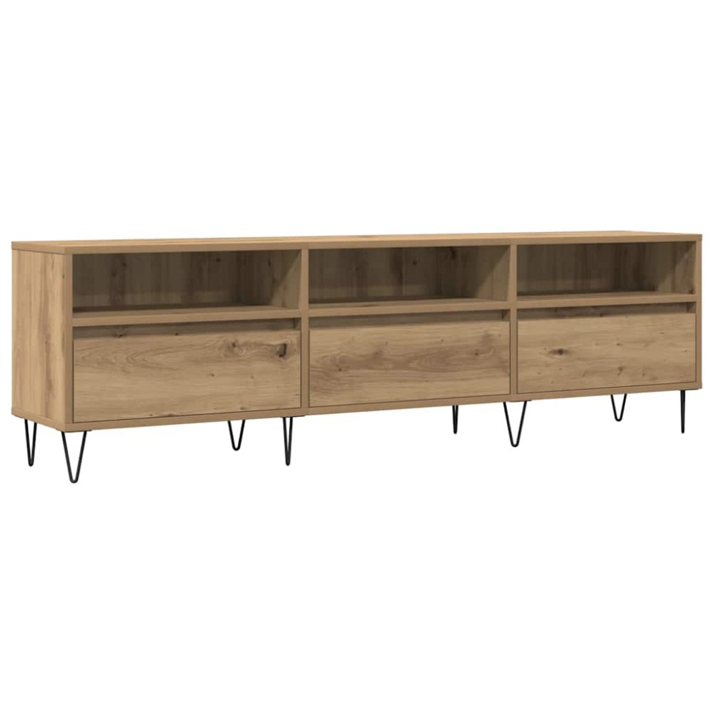 vidaXL Έπιπλο Τηλεόρασης τεχνίτης Δρυς 150x30x44,5 εκ.