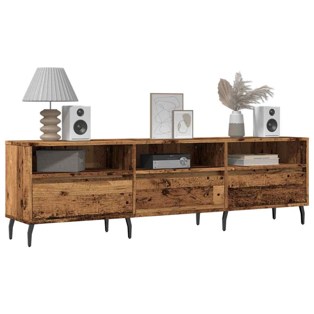 vidaXL Έπιπλο Τηλεόρασης Παλιό Ξύλο 150x30x44,5 εκ. Επεξεργασμένο Ξύλο