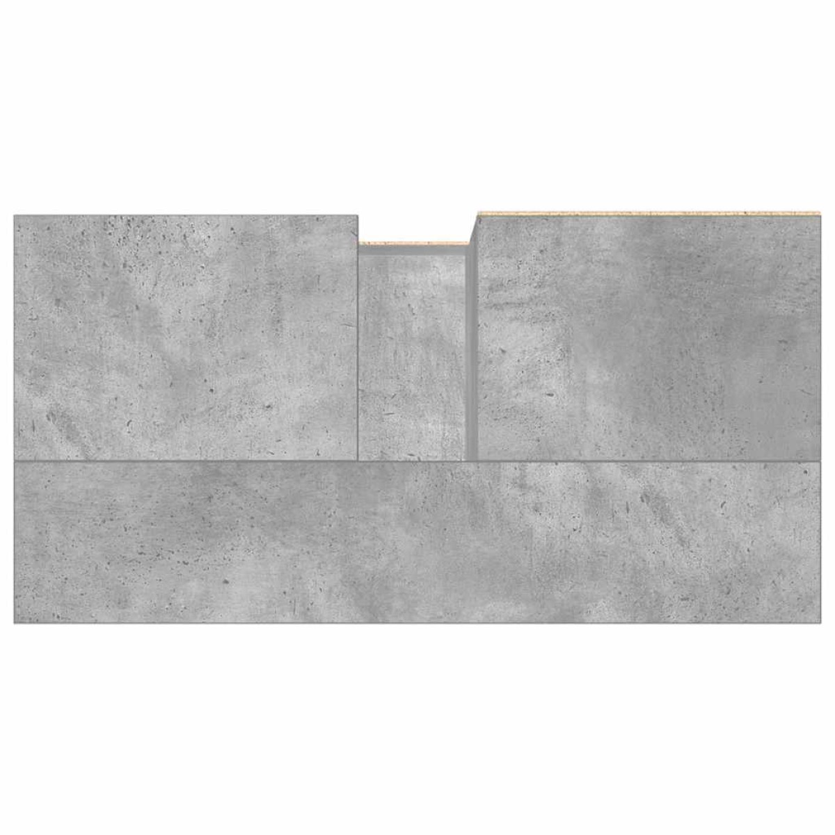 vidaXL Ντουλάπι Μπάνιου Γκρι Σκυροδέματος 65x33x60 εκ. Επεξ. Ξύλο