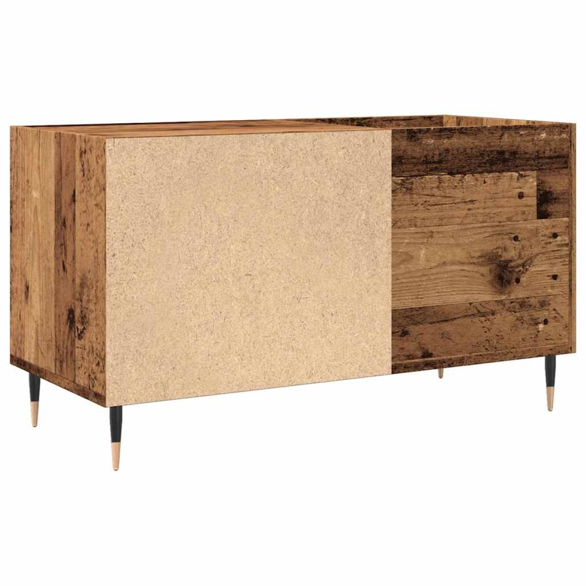 vidaXL Δισκοθήκη Παλιό Ξύλο 84,5 x 38 x 48 εκ. από Επεξεργασμένο Ξύλο
