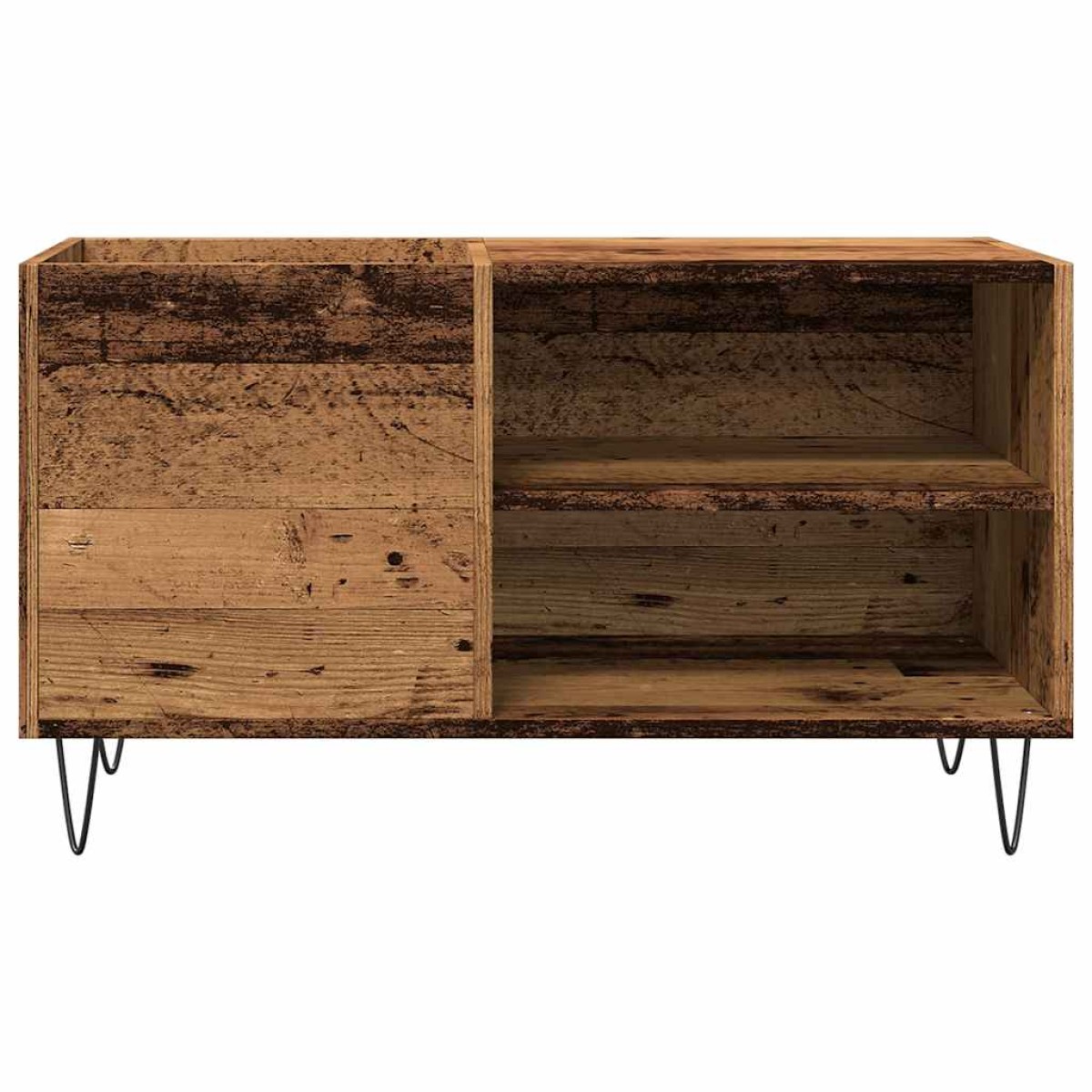 vidaXL Δισκοθήκη Παλιό Ξύλο 84,5 x 38 x 48 εκ. από Επεξεργασμένο Ξύλο