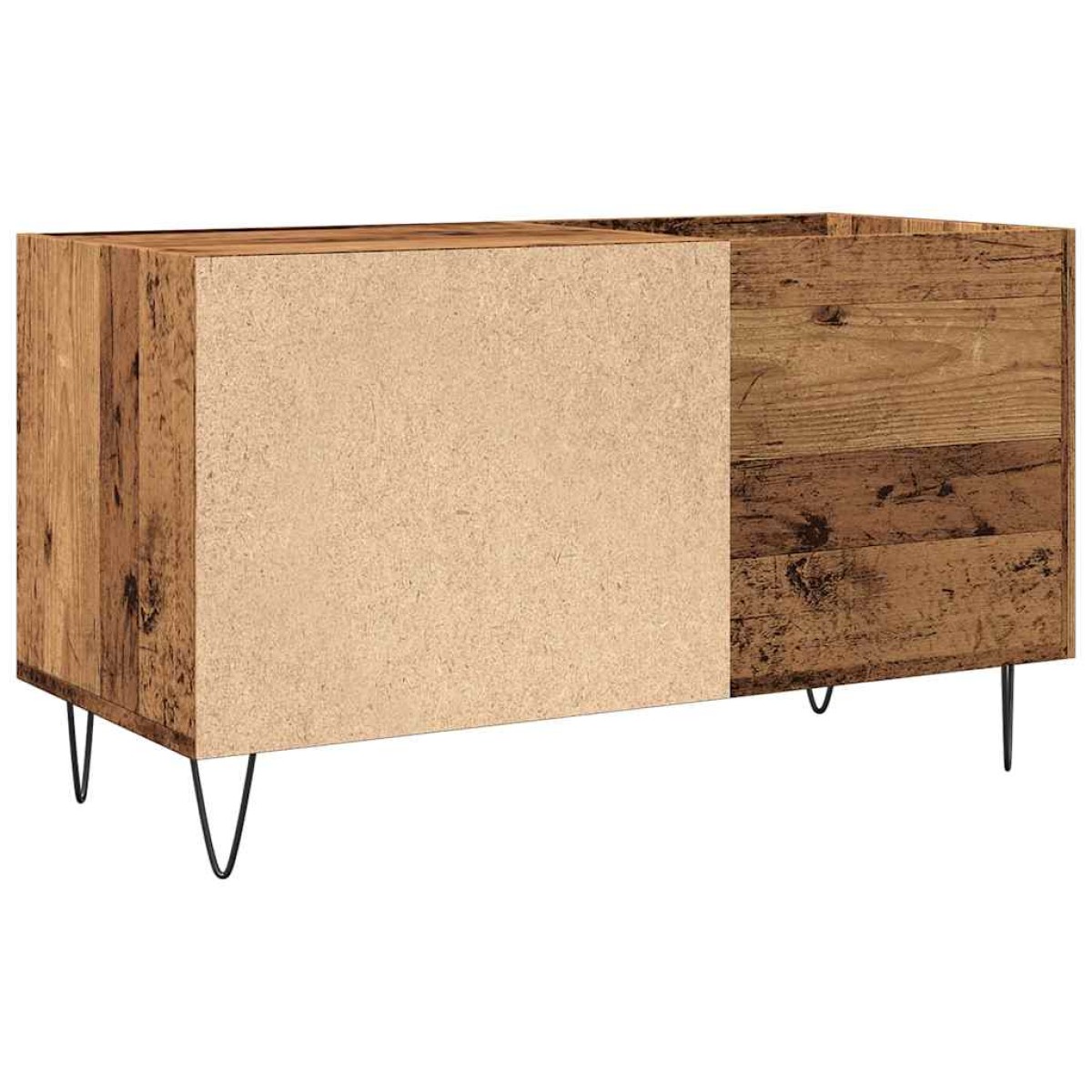 vidaXL Δισκοθήκη Παλιό Ξύλο 84,5 x 38 x 48 εκ. από Επεξεργασμένο Ξύλο