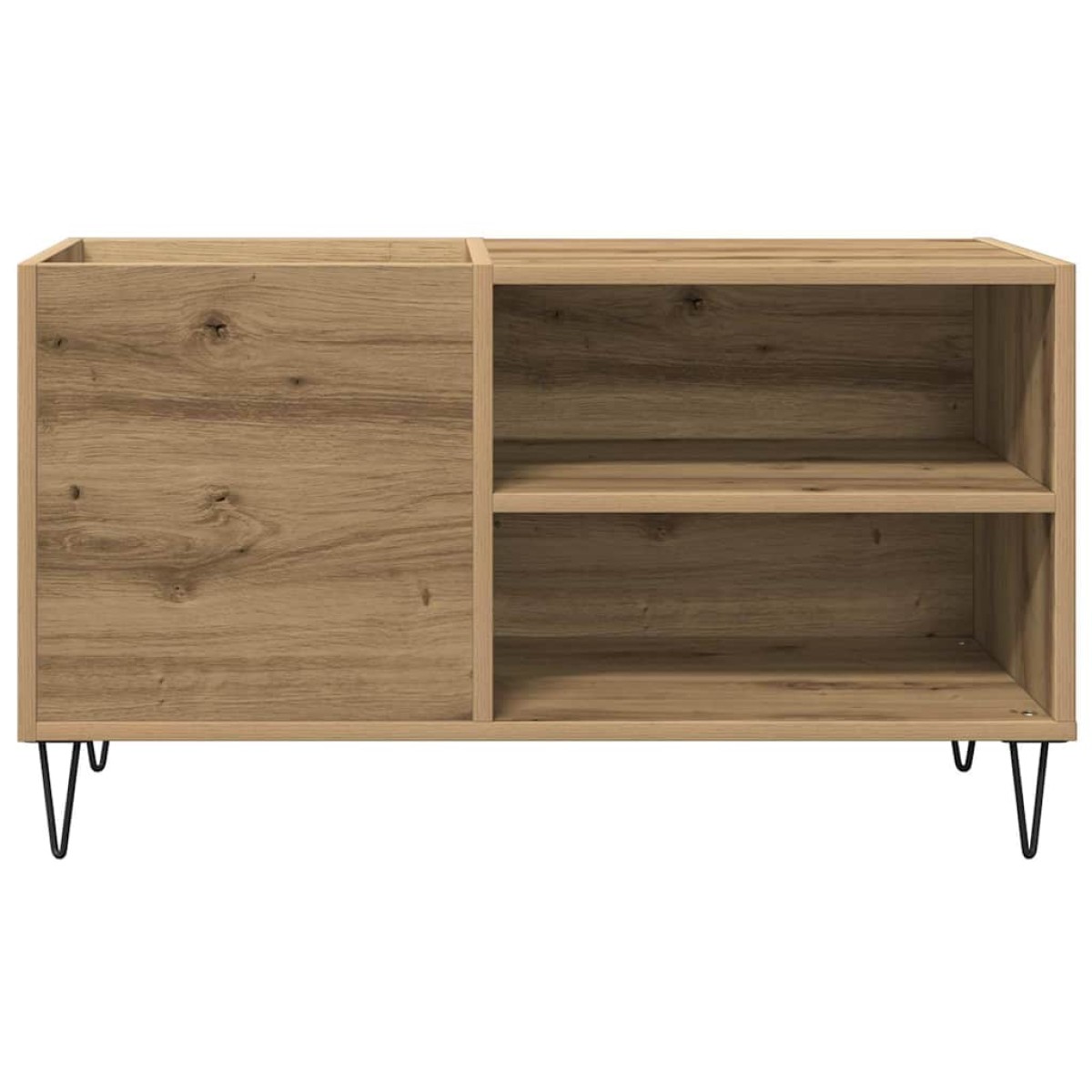 vidaXL Δισκοθήκη Δρυς τεχνίτης 84,5x38x48 εκ. από Επεξεργασμένο Ξύλο
