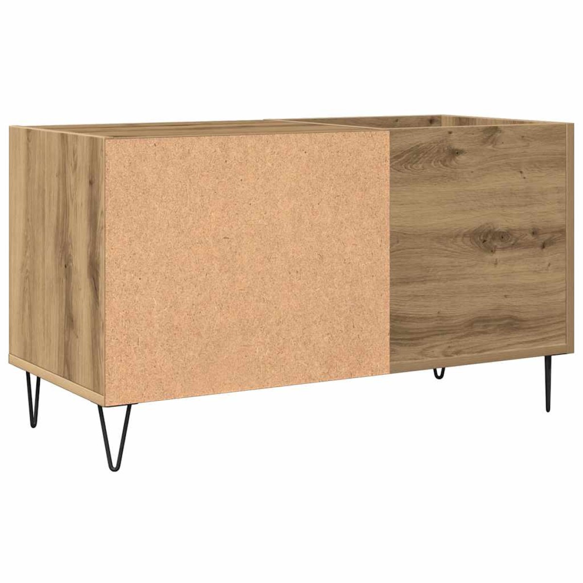 vidaXL Δισκοθήκη Δρυς τεχνίτης 84,5x38x48 εκ. από Επεξεργασμένο Ξύλο