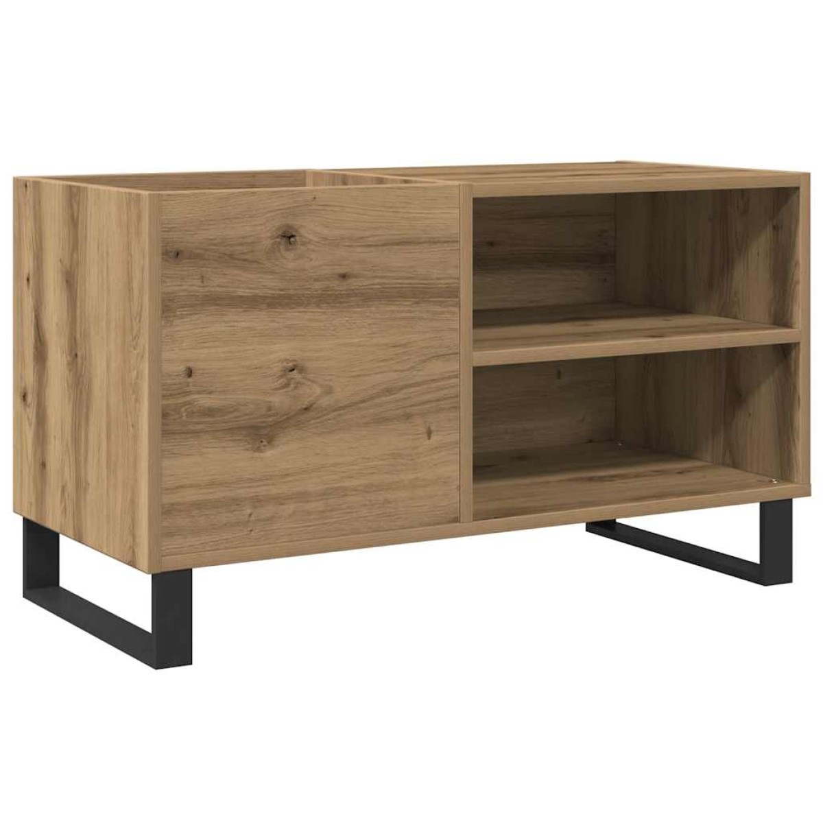 vidaXL Δισκοθήκη Δρυς τεχνίτης 84,5x38x48 εκ. από Επεξεργασμένο Ξύλο